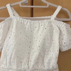 子供服  丈短め  肩出し 夏服の画像
