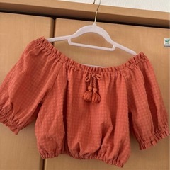 子供服  丈短め  肩出し 夏服の画像