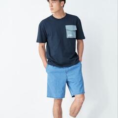 【状態良好・試着後洗濯保管】NET ネット[TAIWAN fast fashion]:ポケT、カラー:ネイビー、Size:XL、ユニセックス【0円】の画像