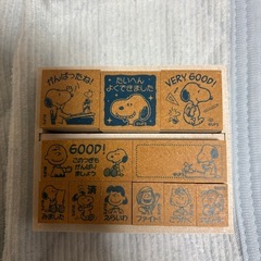 【一旦停止中】スヌーピー　木製ごほうびスタンプの画像