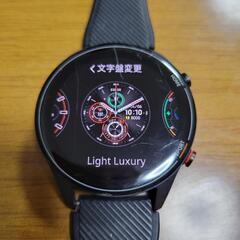 mi-Watch (Xiaomi)スマートウォッチ ブラック 本体 充電器付きの画像