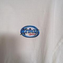 【古着】ケボズ KEBOZ keboz Tシャツ 半袖Tシャツ ホワイト　Lサイズの画像