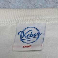 【古着】ケボズ KEBOZ keboz Tシャツ 半袖Tシャツ ホワイト　Lサイズの画像