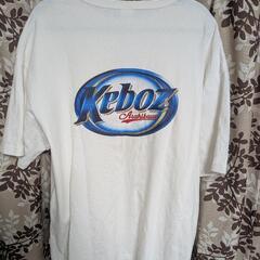 【古着】ケボズ KEBOZ keboz Tシャツ 半袖Tシャツ ホワイト　Lサイズの画像
