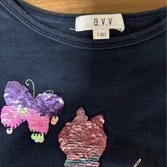 子供 女の子 長袖 Tシャツの画像