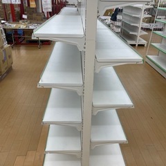 什器 スーパー棚 コンビニ棚 シェルフ 商品棚 陳列用 店舗用 美品の画像