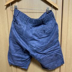 ユニクロ UNIQLO ハーフパンツ 半ズボン パープル メンズ Sサイズの画像