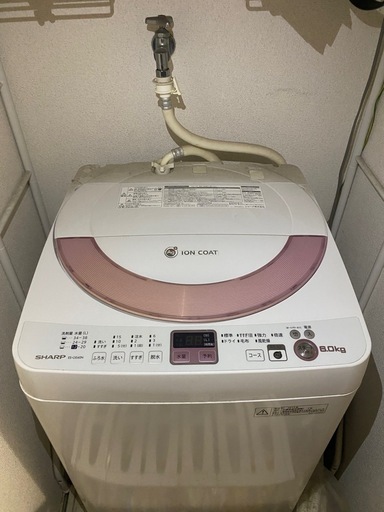 SHARP 全自動電気洗濯機22.6.29 A (葛祥瑞) 妙蓮寺の生活家電