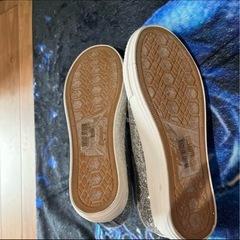 シルバー グリッター 厚底スニーカーの画像