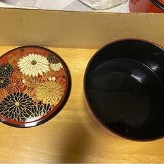 レトロ 漆器セットの画像