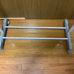 ハンガーラック★伸縮★キャスター付き★洋服掛け★パイプハンガーの画像