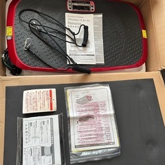 激安値下げ ALICO FITNESS 振動マシン 赤の画像