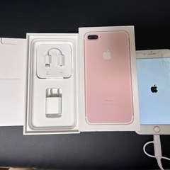 iPhone7plus 256GB  画面割れ　の画像