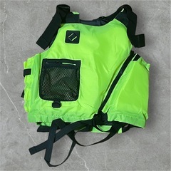 【新品】ライフジャケット 大人用 Lサイズ チャック ポケット付き フローティングベストの画像