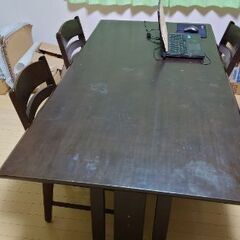 １名相談中です。ダイニング テーブル チェア セットの画像