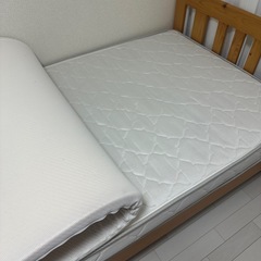 【無料】シングルベッドマットレス付きの画像