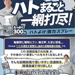⭐️新品未開封⭐️駆除名人 鳩よけ スプレータイプ 鳩用忌避剤 鳥よけ カラスよけ 天然香料 強力の画像