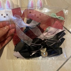 キッズサンダル17cm　ヘアリボン&ヘアシール付き　の画像