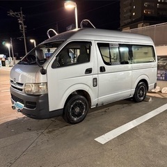 車検付き トヨタ ハイエース ハイルーフ MT ディーゼルターボ 4WD の画像