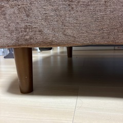 ジョイフル山新　ソファ　ブラウン　2.5人用　　　　　の画像