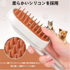 【新品・未使用】スチームペットブラシの画像