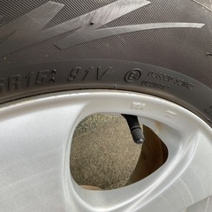 196/65R-15 アルミホイール付きサマータイヤ4本セットの画像
