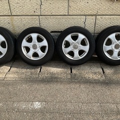 196/65R-15 アルミホイール付きサマータイヤ4本セットの画像