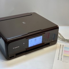 🟫 Canon プリンター 🖨️ PIXUS TS8030 トータル印刷枚数 約900枚以下 インクジェット複合機 ⑥の画像