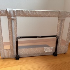 日本育児 おくだけとおせんぼ S モロッカンベージュ ベビーゲートの画像