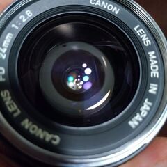 優良品　希少な銀枠　CANON FD 24mm 1:2.8 の画像