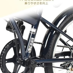 新品並み！折りたたみ自転車 ブラックの画像