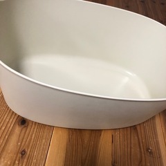 IKEA イケア　トルキス　洗濯カゴ　バスケット　ベージュ　グレージュ　廃盤の画像