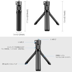Insta360 用回転ハンドル タイムハンドル パノラマカメラ用回転ハンドルの画像
