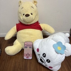 ビッグサイズ　プーさん　ポチャム　ぬいぐるみの画像