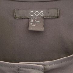 COS ノーカラーシャツワンピースの画像