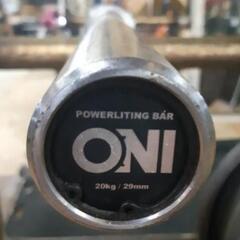 ONI パワーリフティングバーハードクロームの画像