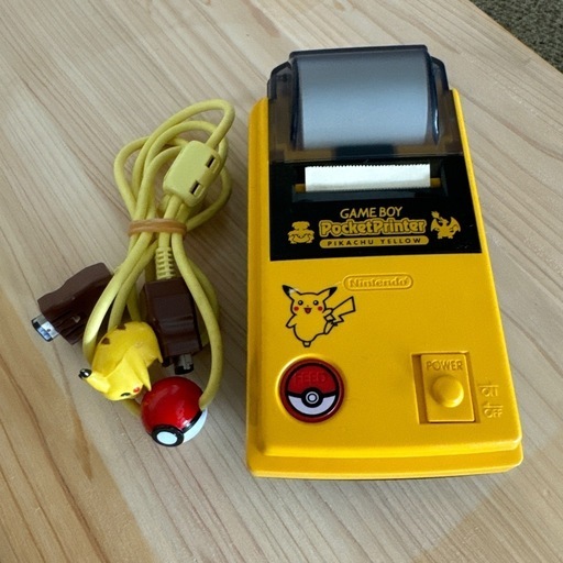 【新品未使用】ポケットプリンタ　ピカチュウ　イエロー 送料無料】【中古】GB 任天堂 ゲームボーイ ポケットプリンタ
