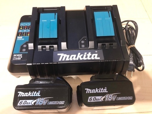 マキタ 純正2口充電器　18V 6A 2個　オマケ付き
