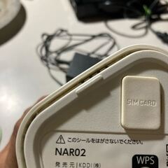 WiFi ホーム ルーター NAR02 WiMAX 使用問題無し SPEED KDDI 5G L12 HOME ホームルーターの画像