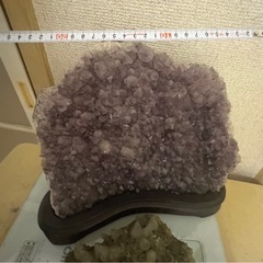 天然石セット【アメジストクラスター＆クリスタル】の出品です。の画像