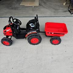 乗用ラジコン　トラクター　美品の画像