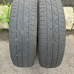 夏タイヤ2本 165/70R14 ダンロップ ENASAVE EC202の画像