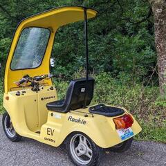 タケオカ ルーキー 原付 4輪 EV 新品バッテリー 原付免許OK 安全な移動手段にの画像
