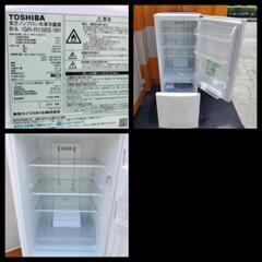 ☑︎ご成約済み■特価■2019年製■東芝  冷蔵庫「153L・右開き」 2ドア パールホワイト GR-R15BSの画像
