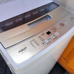 ■特価■2022年製■AQUA アクア 4.5kg 全自動洗濯機 ホワイト AQW-S4Mの画像