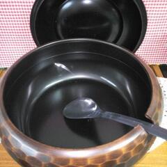 中古品【お櫃】ヘラ付きの画像