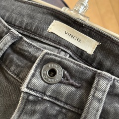 Vince. 5 pocket skinny 墨色デニム 26の画像