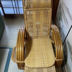 藤　チェア　レトロ　昭和　座椅子の画像