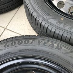 バリ山 トヨタ純正 170系シエンタ 15インチタイヤホイール×4本 185/60R15の画像