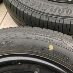 バリ山 トヨタ純正 170系シエンタ 15インチタイヤホイール×4本 185/60R15の画像